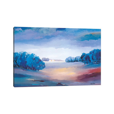 Serene II by Hans Paus - Wrapped Canvas Rectangle Print
