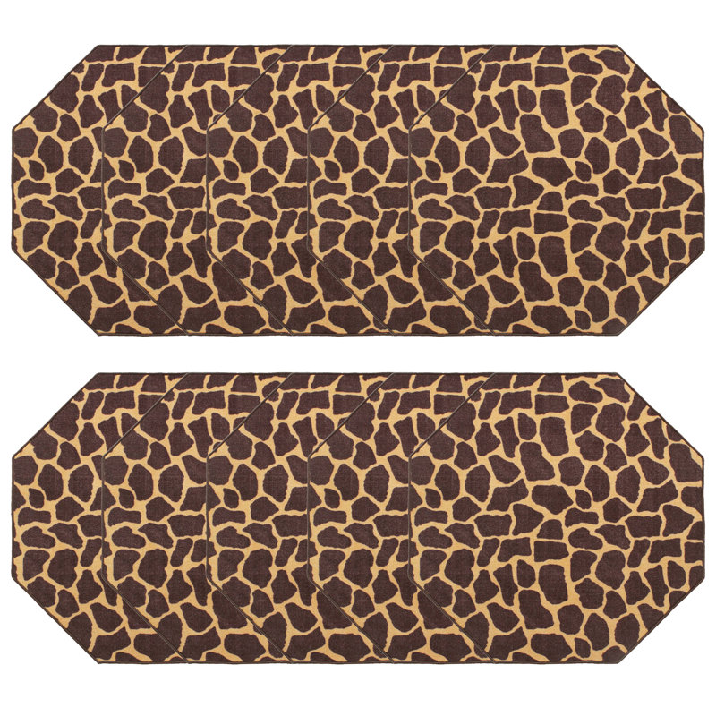 Ensemble de tapis en nylon touffeté Biernat, Octogone 2 pi