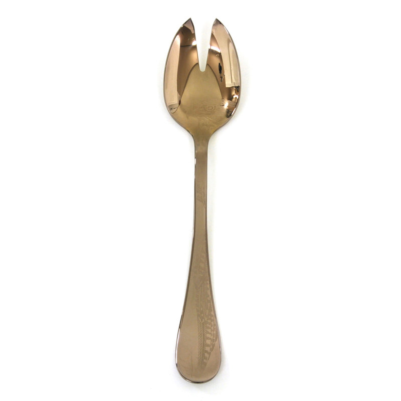 Fourchette à salade Caccia - 48 pièces, Bronzo