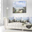 Vue panoramique de la plage de Woljeongri - Coussin décoratif à imprimé paysage-1990559232-1916805054