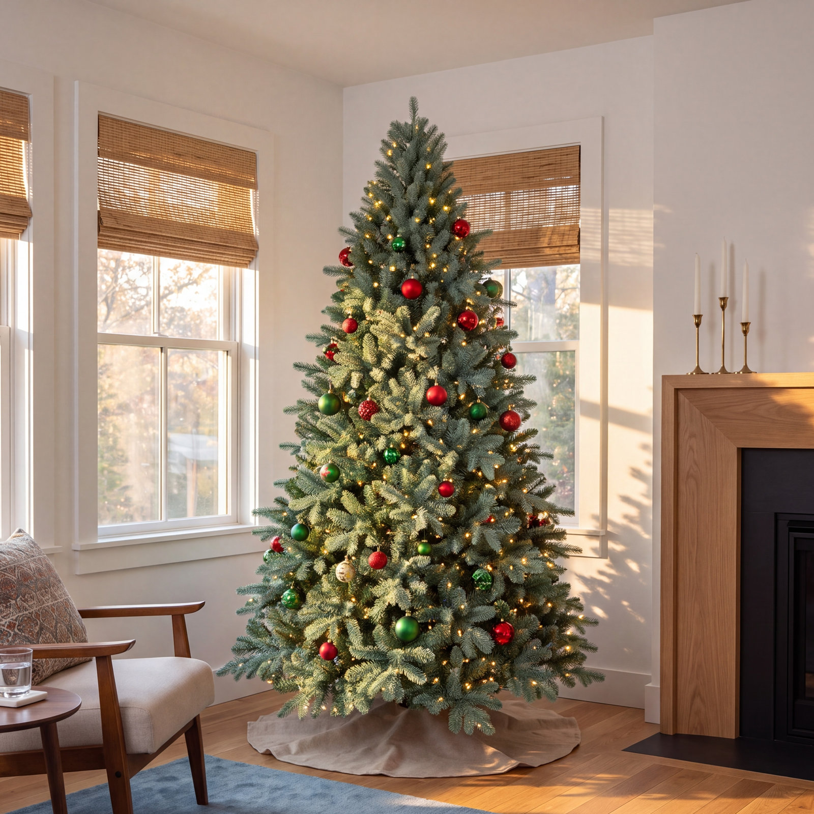 Blue Spruce Christmas Tree, 9 ft