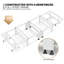 Lit pliant roulant, lit pliant avec matelas en mousse, lit de camp pliable avec housse-92417729