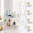 Sorbus 2-Tier Corner Bathroom Countertop Organizer, Clear Cosmetic & Beauty Storage Shelf for Skincare, Makeup, Toiletries & Bath Essentials-138740864