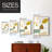 PastelSplotchesII Framed Print - Solid Wood-283962049