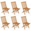 Ingledew 6 - Person Teak Wood Patio Dining Set with Rectangular Table