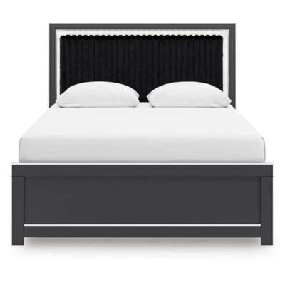Laurentis Queen Upholstered Panel Bed