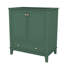 Meuble-lavabo sur pied de 30 po sans lavabo, armoire de salle de bain autoportante en bois avec 2 portes et tiroir pour la salle de bain-165792852