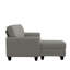 Canapé modulaire à méridienne rembourré Aliciana-72274025