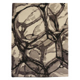 Eyes On The World Rug-Ivory/Black
