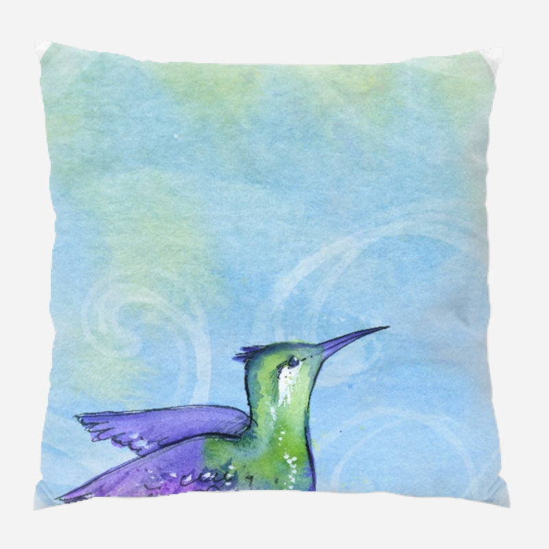 Coussin décoratif Mcclurg, Intérieur, Microsuède