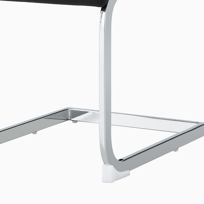 Chaise d'appoint en similicuir