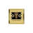 Oversized Metro 1 15/16" Length Square Knob-98105440