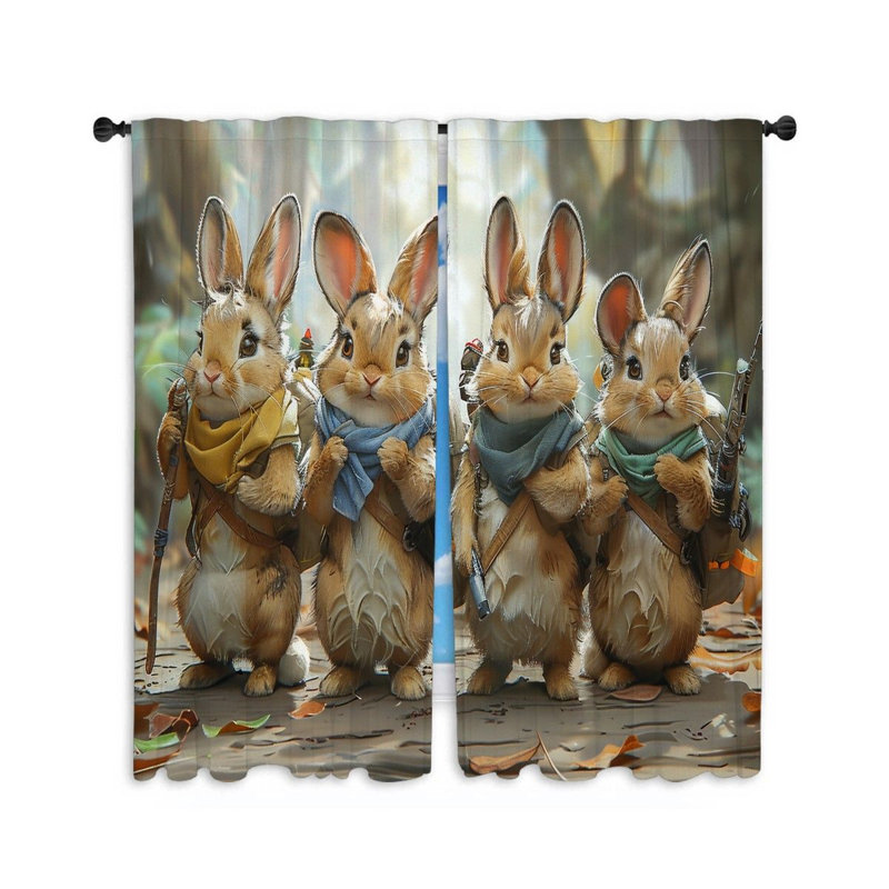 Ecenur Room Darkening Curtain Pair, 40" W x 84" L