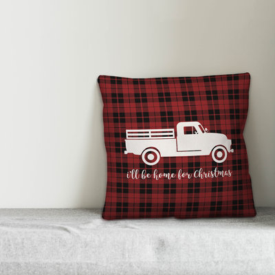 Plaid Throw Pillow