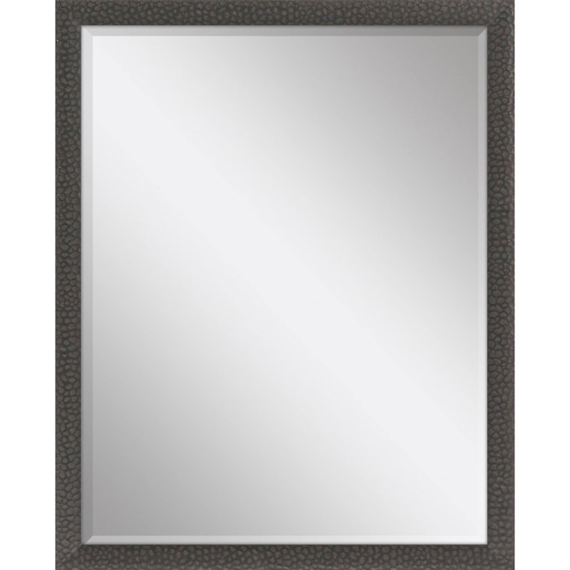Miroir mural biseauté en bois sahwn, 51 po x 39 po