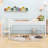 Twin Metal Loft Bed With Staircase-1225020698