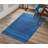 Lafonda Blue Flatweave Wool Area Rug-1735508024