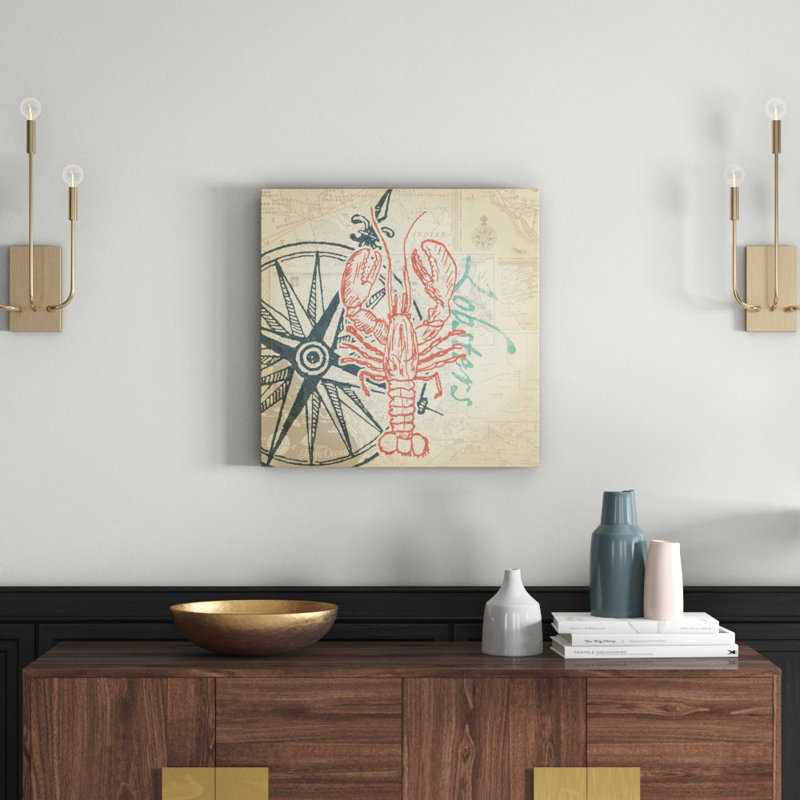 Fresh Lobster 2 - Wrapped Canvas Print, 61cm H x 61cm W x 3.81cm D