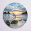 Magnifique horloge murale moderne Porthcothan Bay-34140663
