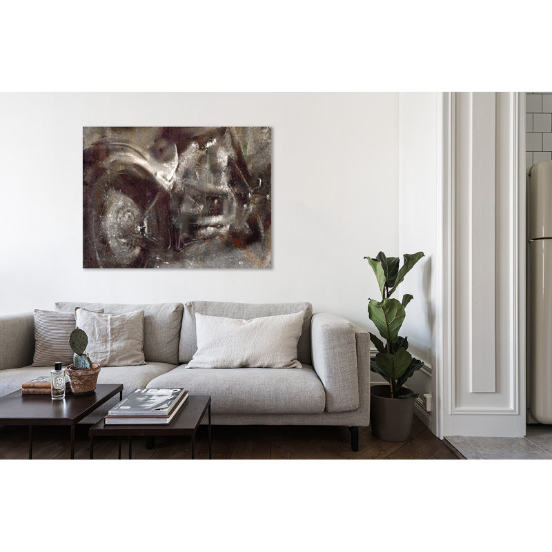 « grungye » par kimberly allen, impression sur toile tendue, H 30 po x l 40 po x P 1,5 po