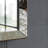 Silver Glass Framed Accent Mirror-335717969-379832866