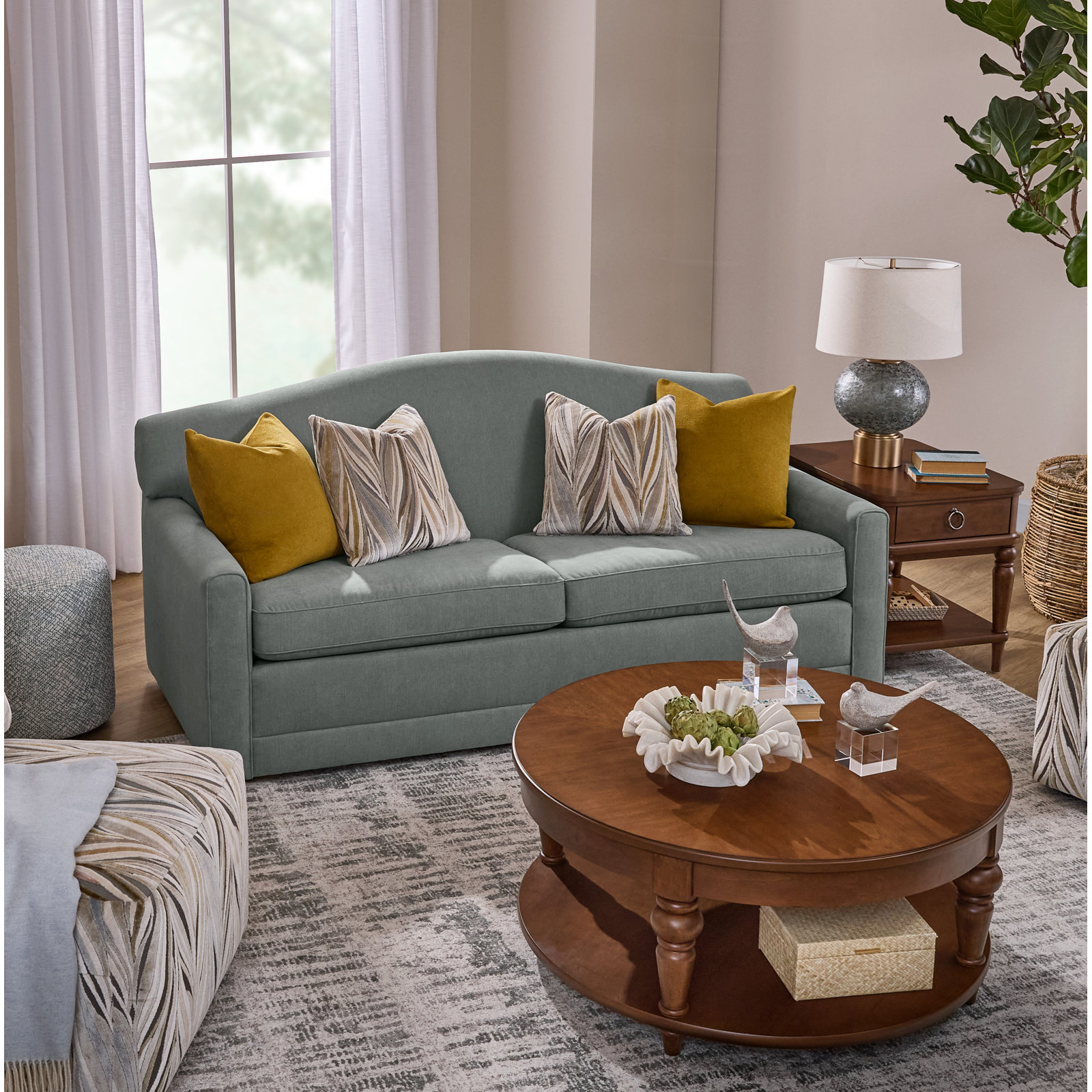 Tillie 78" 2-Seat Sofa, Blue