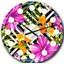 Horloge murale style tropical Mid-Century-40748225