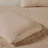 3 Piece Split Corner Pleated Quilted Bedspread Khaki King-117515535-117515537