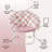  Printed Back Micromink Saucer Chair With White Legs And Side Storage Pocket