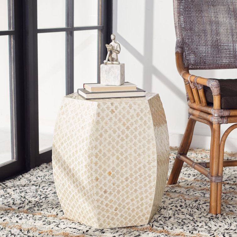 Metts Drum End Table