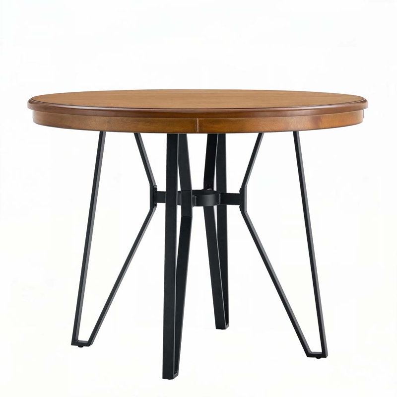 Round Dining Table, 36"H x 46.85"L x 46.85"W, Light Ash