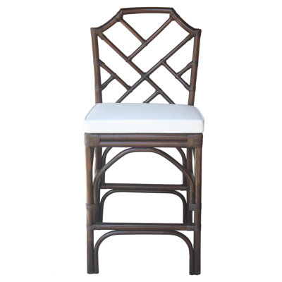 Jaime Upholstered Cotton Counter Stool
