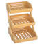 Latunja Wood Cabinet Shelving Rack