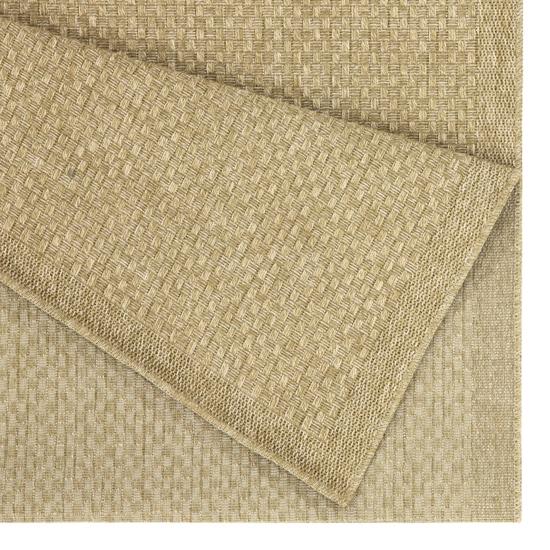 Earth Collection Jute Polypropylene Floor Covering, 5 Ft. 3 In. X 7 In., Indoor/outdoor, Neutral, Stain , , & Pet Welcome Rug, Indoor-outdoor, Covering