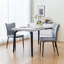 Chaises de salle à manger rembourrées en similicuir-212481648