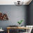 7.125"H Brigitte Black Painted Metal Bowl Shade Ceiling Light - 17 Stories