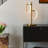 Saturn 21 in. Industrial Integrated LED Desk Table Lamp with Built-In 3-Way Dimmer