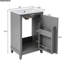 Meuble-lavabo compact - lavabo en céramique, matériaux, design élégant et moderne-130597566