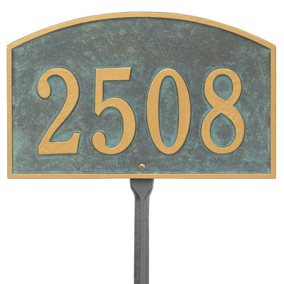 Legacy 1-Line Lawn Address Sign