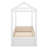 White Kids House Bed with Trundle – Playful Sleep & Decor, Girls & Boys Bedroom Furniture