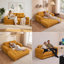Canapés de compression, causeuse modulaire en velours côtelé de 130 cm, canapé moderne gain de place-2115152544