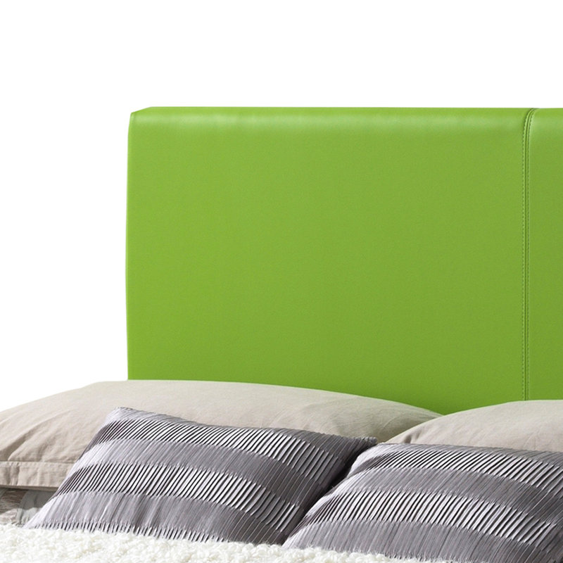 G1807 - Lit double, fascination pomme - P 81 po x l 57 po x H 47 po, cuir pu pour chambre à coucher spacieuse 81 po 57 po 47 po,