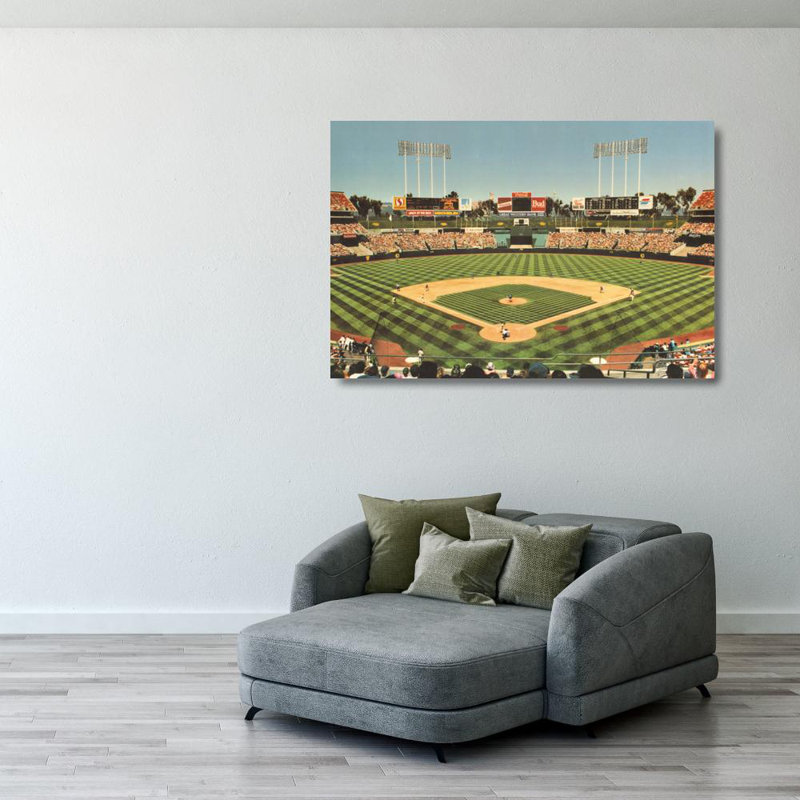 Oakland Alameda County Coliseum, 27" H x 40" W
