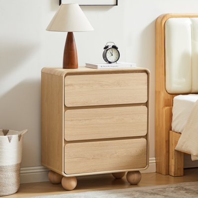 23.6''W 3-Drawer Nightstand