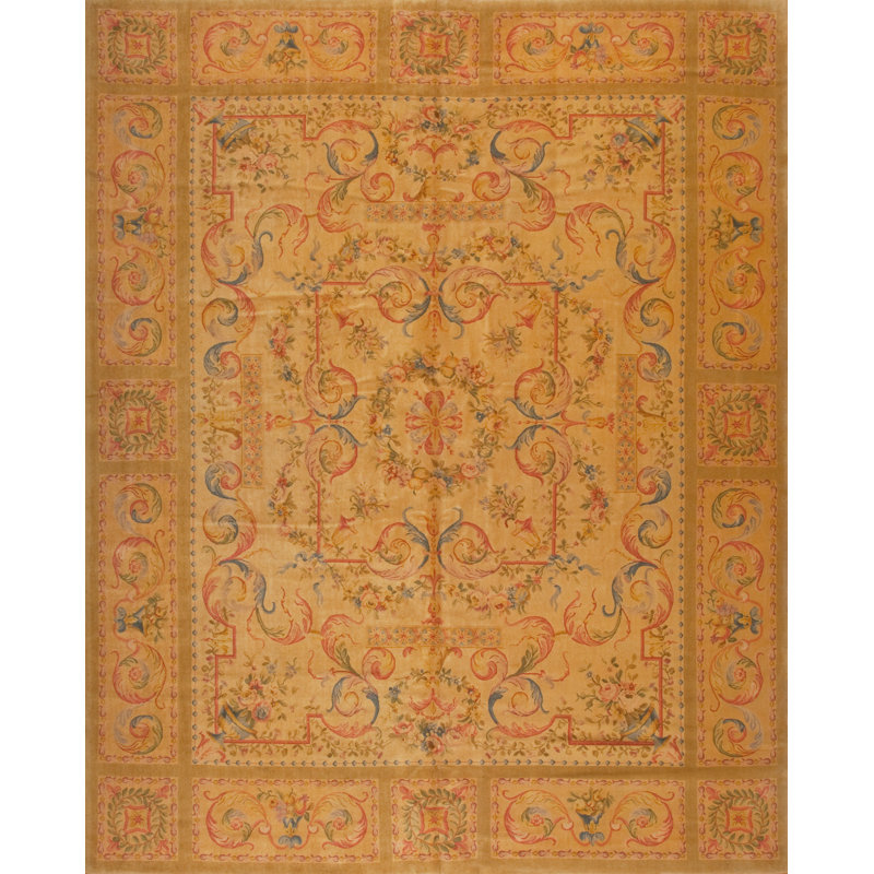 Savonnerie One-of-a-Kind 12' X 15' Hand Knotted Area Rug