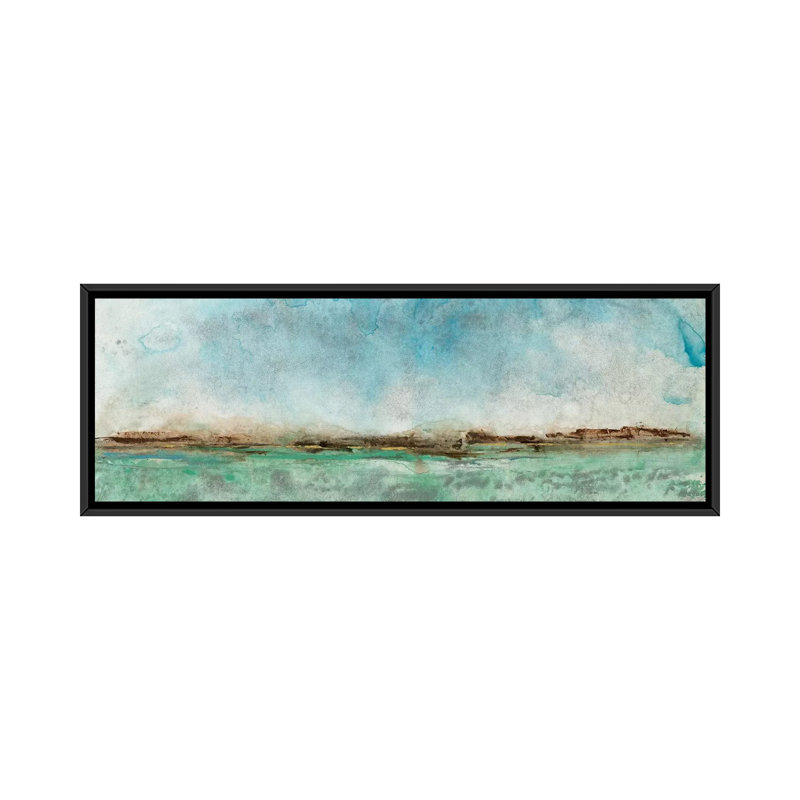 «Miles from Nowhere II», reproduction sur toile, H 12 po x l 36 po x P 1,5 po, Cadre noir