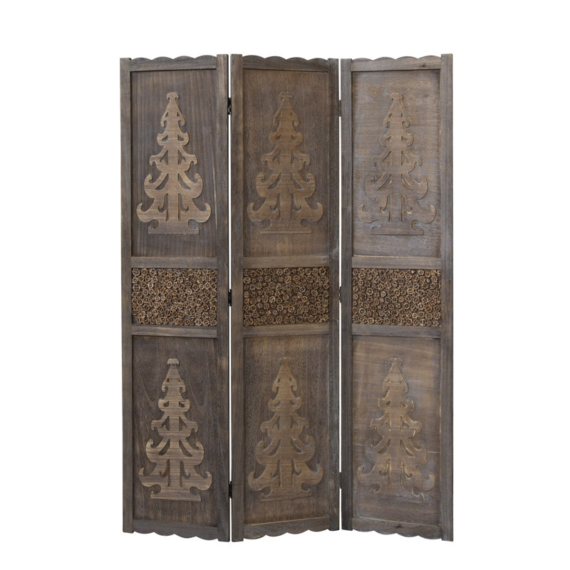 Hair 3 Panel Room Divider