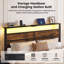 Lit plateforme industriel avec base de recharge et lumières DEL-67497446-194189859