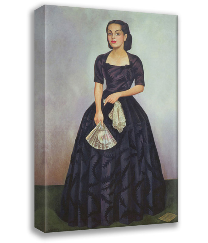 Portrait of Senora Dona Evangelina Rivas by Diego Rivera Gallery Wrapped Canvas, 24" H x 17" W