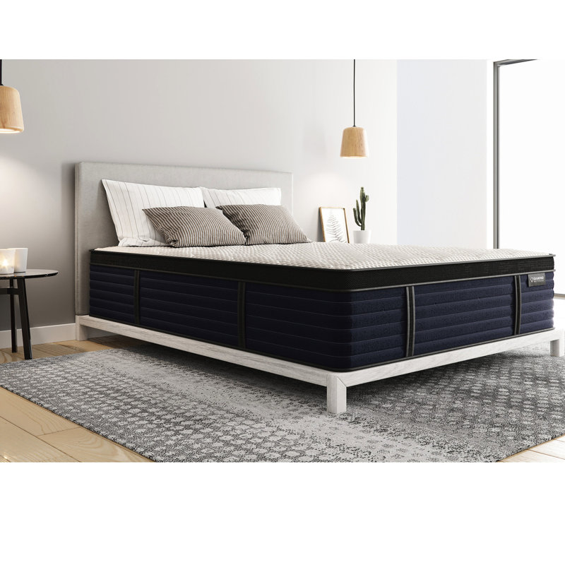 Matelas simple en latex froid, poids de 78 lb, dissipation de la chaleur 14,46 po Support élevé et ferme, Lit simple, 14.46"